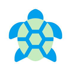 Obraz premium turtle duo tone icon