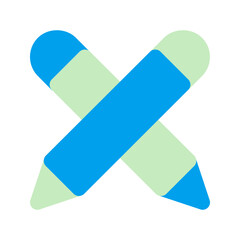 writing tools duo tone icon