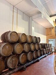 barrels of wine