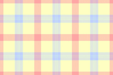 Pastel plaid pattern.  Soft, delicate colors create a gentle, calming aesthetic. Ideal for backgrounds, textile designs, or stationery.  Evokes feelings of serenity and spring.