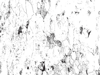 Abstract Black and White Grunge Texture Silhouette
