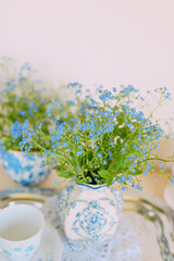 Delicate Blue Forget Me Nots in Bloom