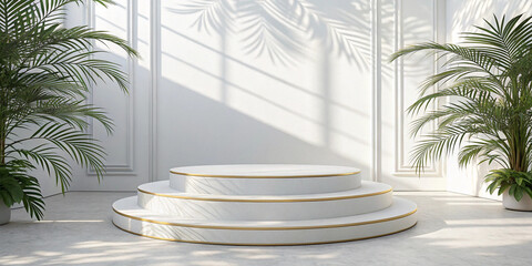 podium images and white background