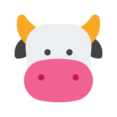cow flat icon