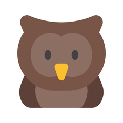 owl flat icon