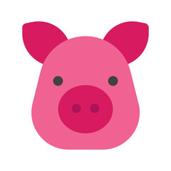 pig flat icon