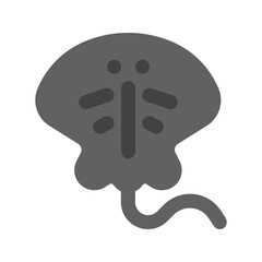 stingray flat icon