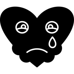 Obraz premium Sad icon