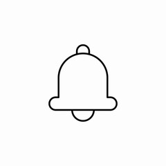 bell alert sound icon sign vector