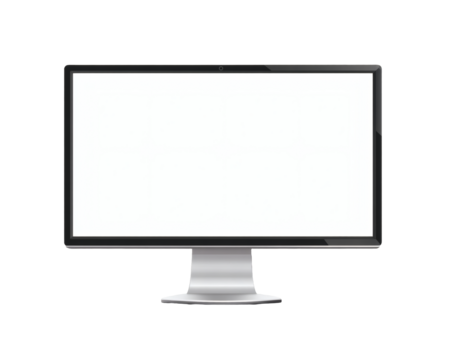 [Transparent Background PNG]Modern Computer Monitor Mockup