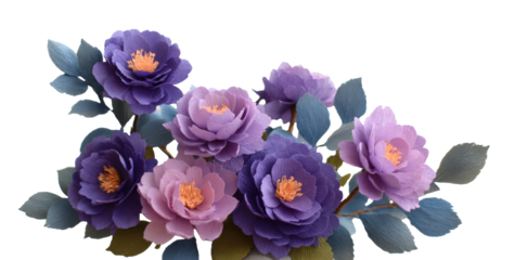 [Transparent Background PNG]Beautiful Paper Flower Arrangement