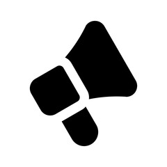 announcement glyph icon