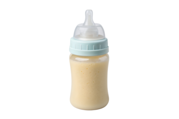 Baby Food Packaging Plastic squeeze bottle with safety cap for secure storage.