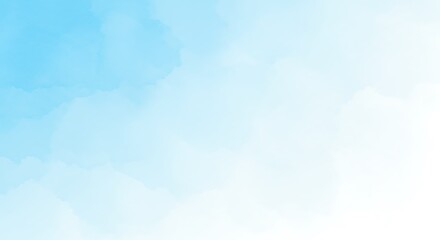 Sky blue watercolor background
