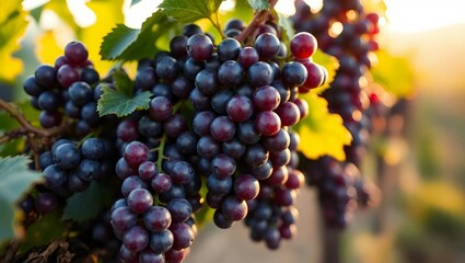 Harvest Season Grapes with Soft Natural Glow