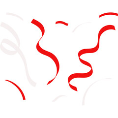 Indonesia Confetti Element