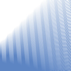 Blue zig zag line stripes abstract background