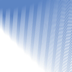 Blue zig zag line stripes abstract background