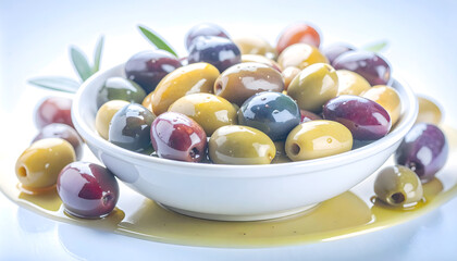 Art of Olives in Olive Oil – Mediterranean Breakfast Delight