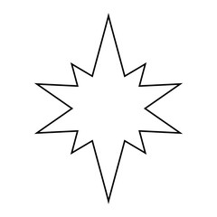 Sparkle vector icon. Shine symbol illustration. star sign or logo.