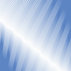 Blue zig zag line stripes abstract background