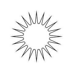 Sparkle vector icon. Shine symbol illustration. star sign or logo.