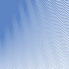 Blue zig zag line stripes abstract background