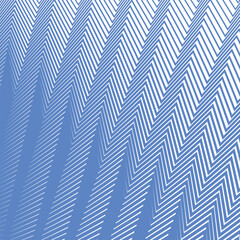 Blue zig zag line stripes abstract background