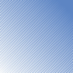 Blue zig zag line stripes abstract background