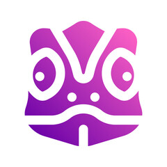 chameleon gradient icon © dwi