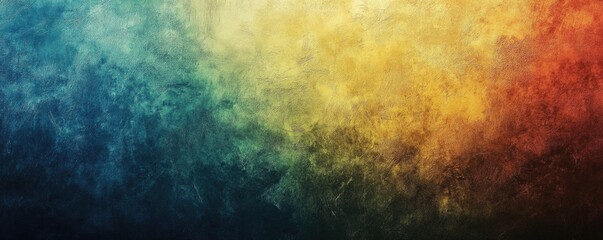 Obraz premium Vibrant color gradient with warm and cool tones