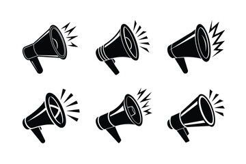 Stylized 3D Megaphone Vector Design