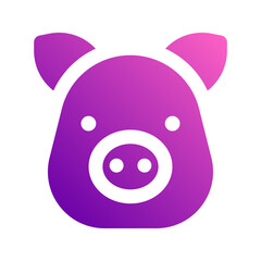 pig gradient icon