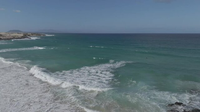 Costa de Corrralejo y playa del Moro Fuerteventura, Islas Canarias