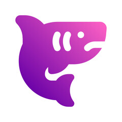 shark gradient icon