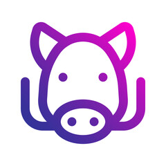 boar gradient icon