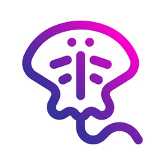 stingray gradient icon