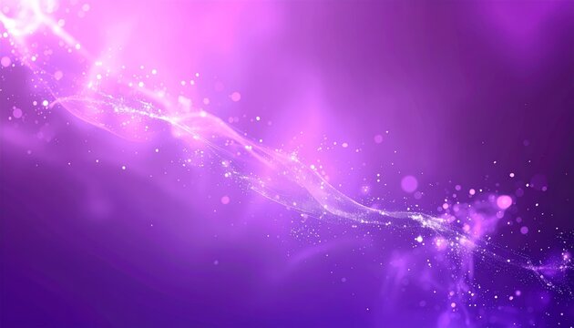 Dreamy cosmic violet lights abstract background digital art ethereal environment serene viewpoint visual concept