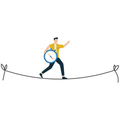 Running with a Timer to Beat the Clock
