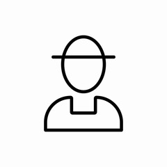 Security guard protection icon vector sign