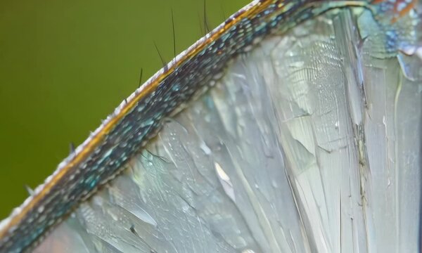 Artistic Macro Texture of Butterfly Wing