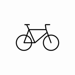 Fototapeta premium Bicycle cycling transport icon vector sign