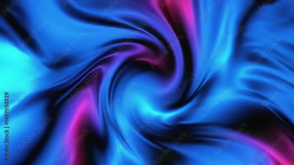 Aufkleber abstract swirling blue and pink gradient animation background loop