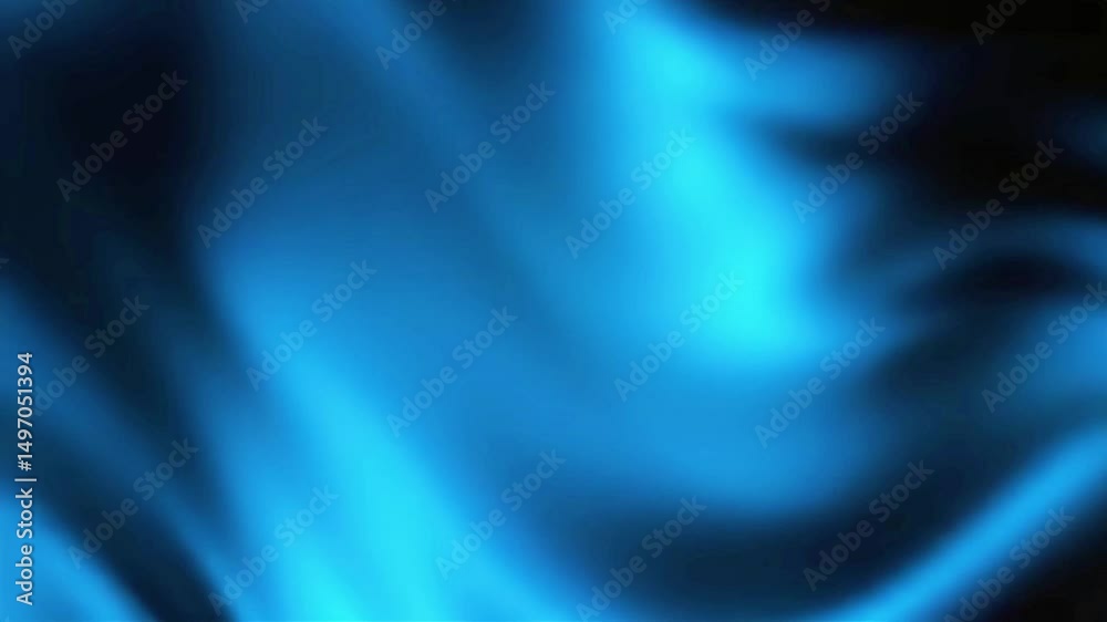 Poster abstract blue motion graphics: fluid, smooth gradient animation background