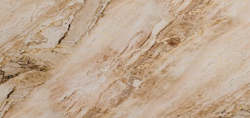 Beige and brown marbled stone texture