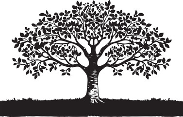 Fototapeta premium Tree Silhouette Bundle – 6 Designs