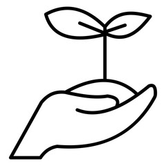 Hydroponic Line Vector