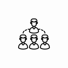 team management icon sign vector