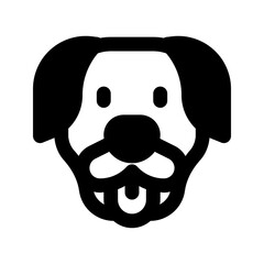 dog line icon