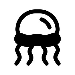 jellyfish line icon